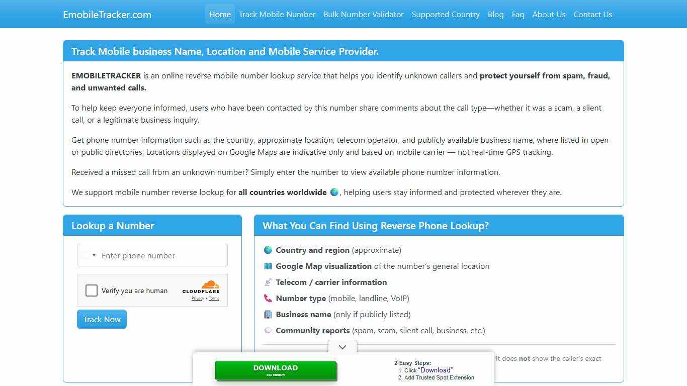 Mobile Number Tracker Find Owner Name and Location on Google Map.